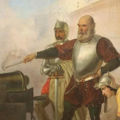 Outlet Pamono Giovanni Boni, Oil on Canvas
