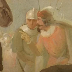 Outlet Pamono Giovanni Boni, Oil on Canvas