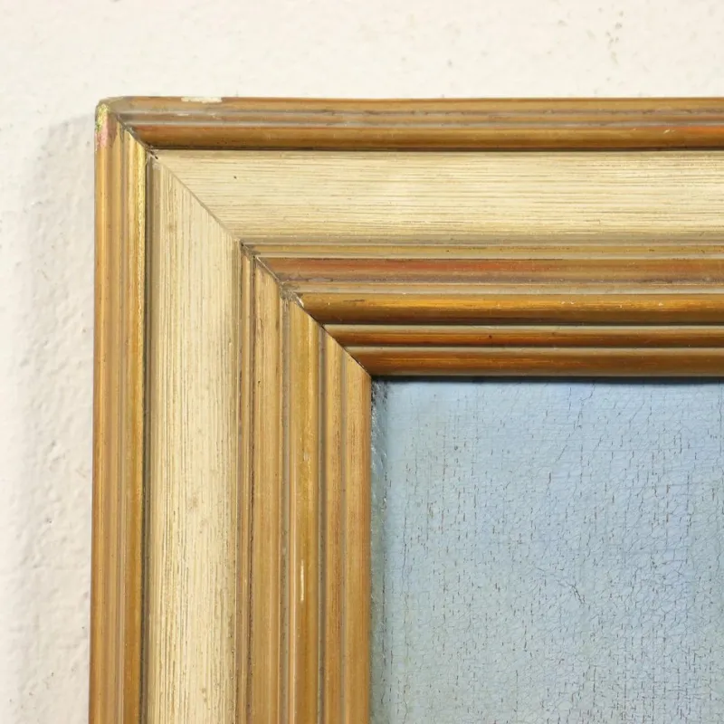 Outlet Pamono Giovanni Boni, Oil on Canvas