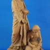 Pamono Giovanni Della Longa, Sculpture Depicting Jesus Christ and a Seated Woman, 19th Century, Terracotta> Classical
