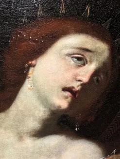 Pamono Giovanni Domenico Ferrucci, The Death of Cleopatra, Oil on Canvas, 17th Century, Framed