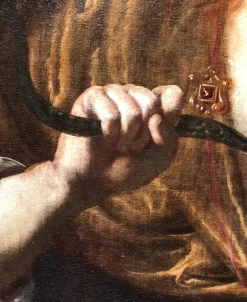 Pamono Giovanni Domenico Ferrucci, The Death of Cleopatra, Oil on Canvas, 17th Century, Framed
