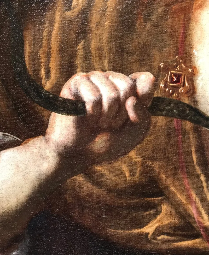Pamono Giovanni Domenico Ferrucci, The Death of Cleopatra, Oil on Canvas, 17th Century, Framed