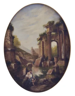 Pamono Giovanni Faliero, Italian School Landscape, 2005, Oil on Canvas, Framed> Old Masters