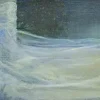 Pamono Giovanni Gromo, Night Landscape, Oil on Panel, 1980s> Contemporary|Painting