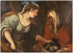 Pamono Giovanni Raffaele Badaracco, Judith Beheading Holoferne, Oil Painting, Late 17th Century> Classical