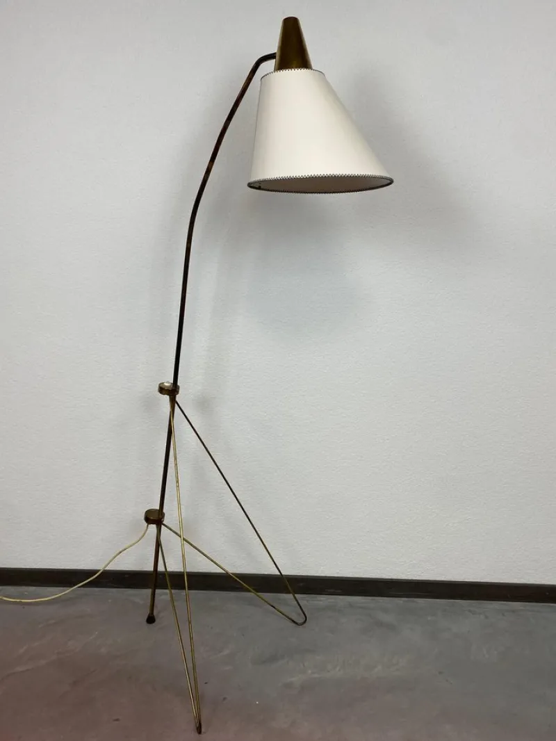Pamono Giraffe Floor Lamp attributed to Josef Hurka, 1970s> Floor Lamps