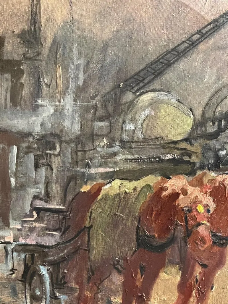 Discount Pamono Giulio Falzoni, Tower Bridge, 20th Century, Oil on Canvas