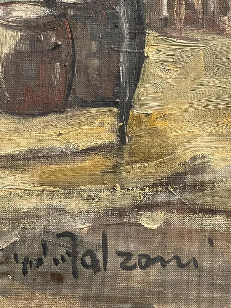 Discount Pamono Giulio Falzoni, Tower Bridge, 20th Century, Oil on Canvas