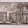 Hot Pamono Giuseppe Vasi, Collegio Romano, Etching, Late 18th-Century