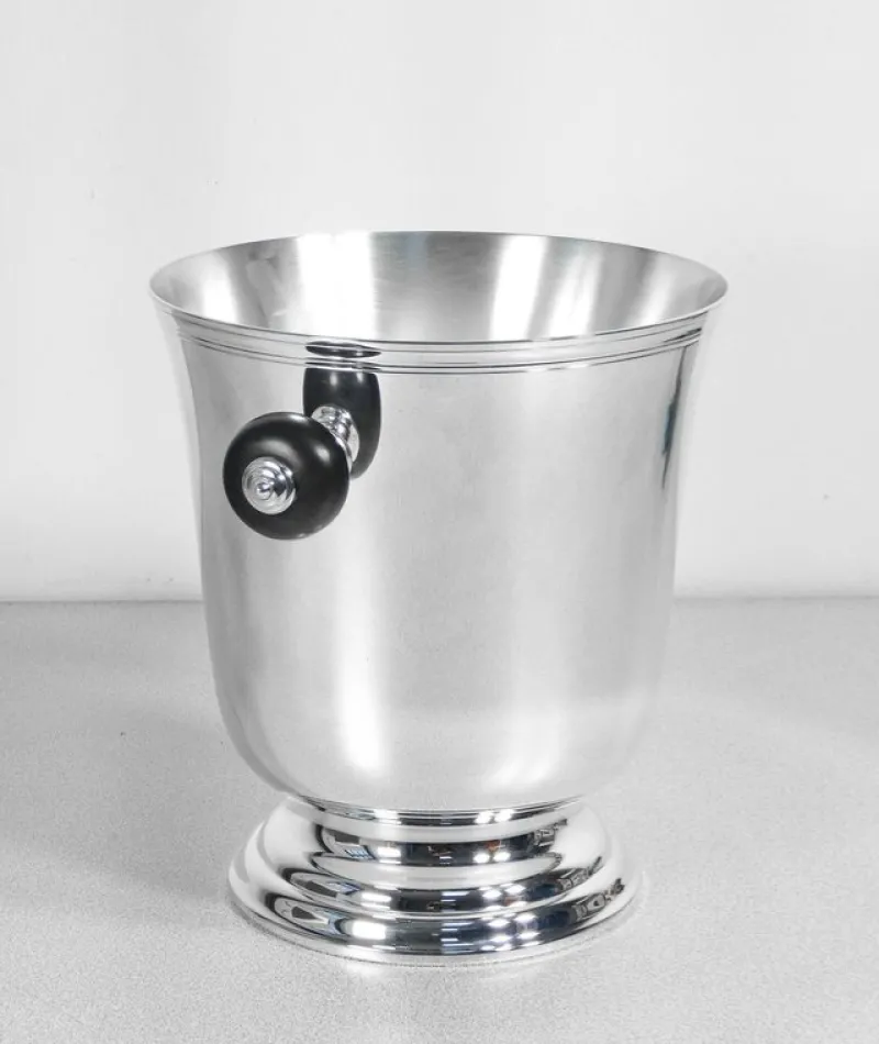 Pamono Glacette in Silver Metal from Christofle> Ice Buckets & Wine Coolers