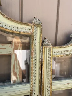 New Pamono Glass and Fabric Screen, 1920s