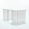 Online Pamono Glass and Metal Wire Desk by Terence Conran for Habitat, 1980s