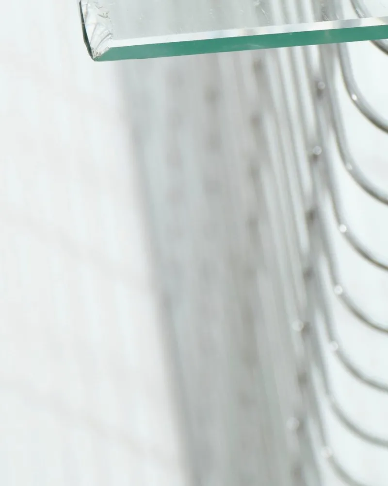 Online Pamono Glass and Metal Wire Desk by Terence Conran for Habitat, 1980s