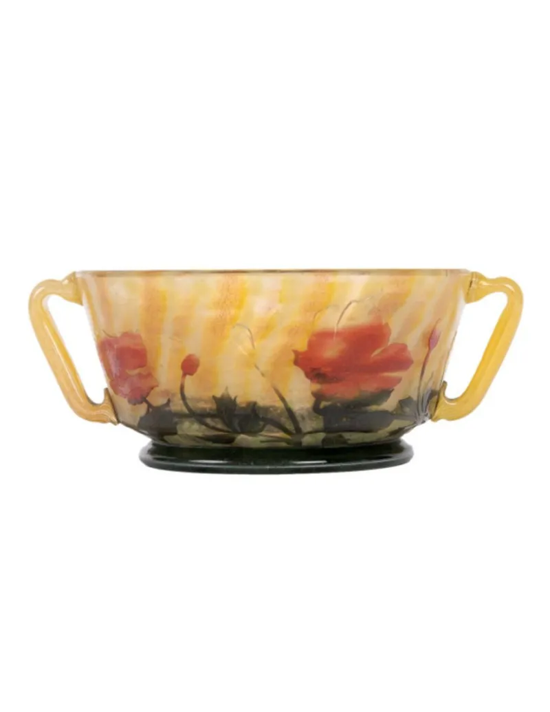 Pamono Glass Bowl from Daum Nancy, 1905> Bowls