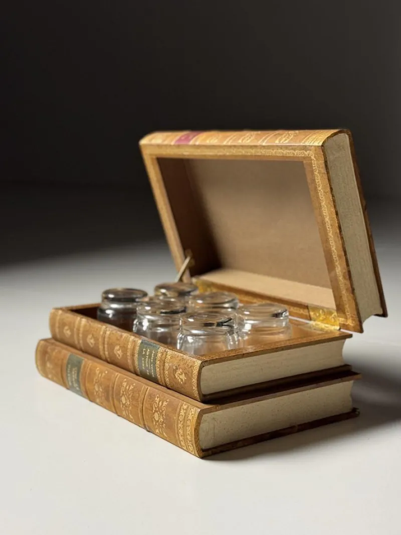 Pamono Glass Box for Whiskey Glasses> Trunks Crates & Baskets