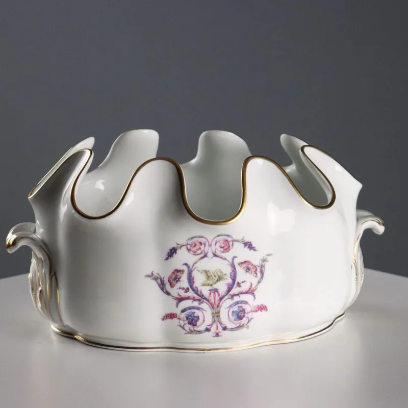 Best Pamono Glass Cooler attributed to Richard Ginori for Doccia Manufacture