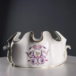 Best Pamono Glass Cooler attributed to Richard Ginori for Doccia Manufacture