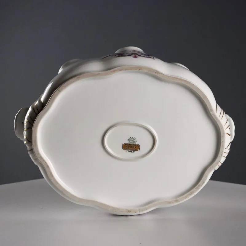 Best Pamono Glass Cooler attributed to Richard Ginori for Doccia Manufacture