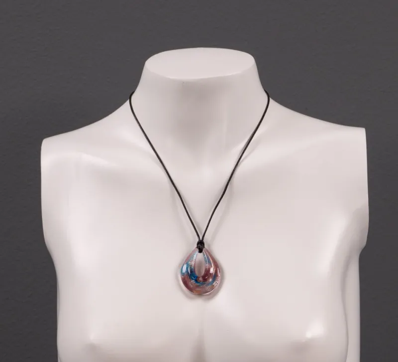 Pamono Glass Costume Jewelry Pendant, 1980s> Necklaces