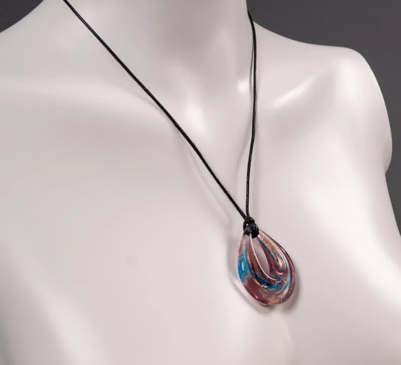 Pamono Glass Costume Jewelry Pendant, 1980s> Necklaces