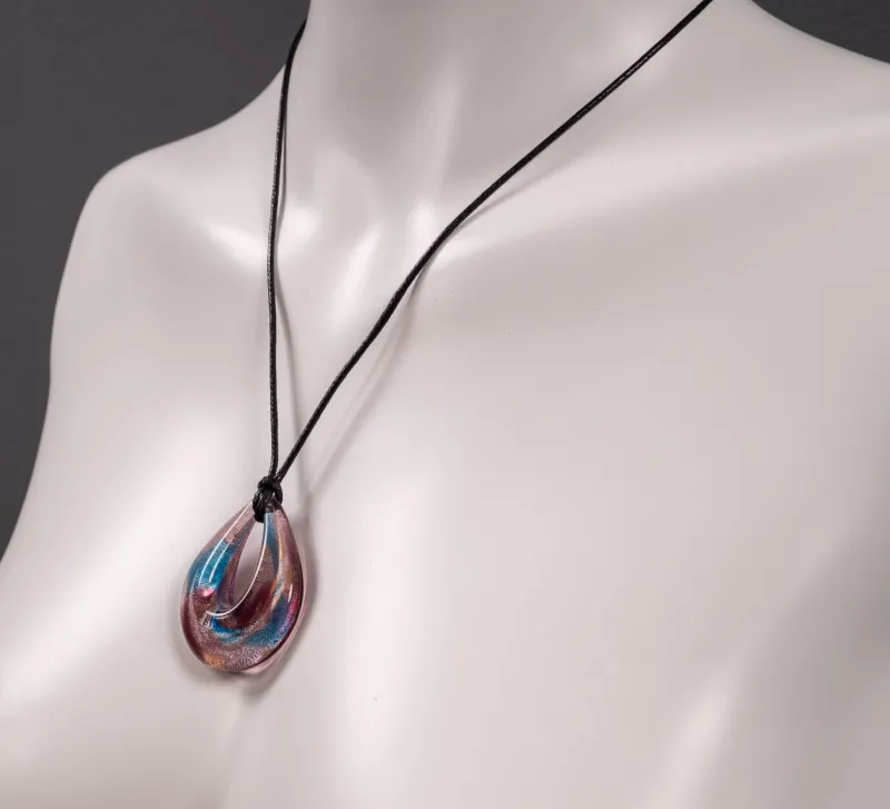Pamono Glass Costume Jewelry Pendant, 1980s> Necklaces