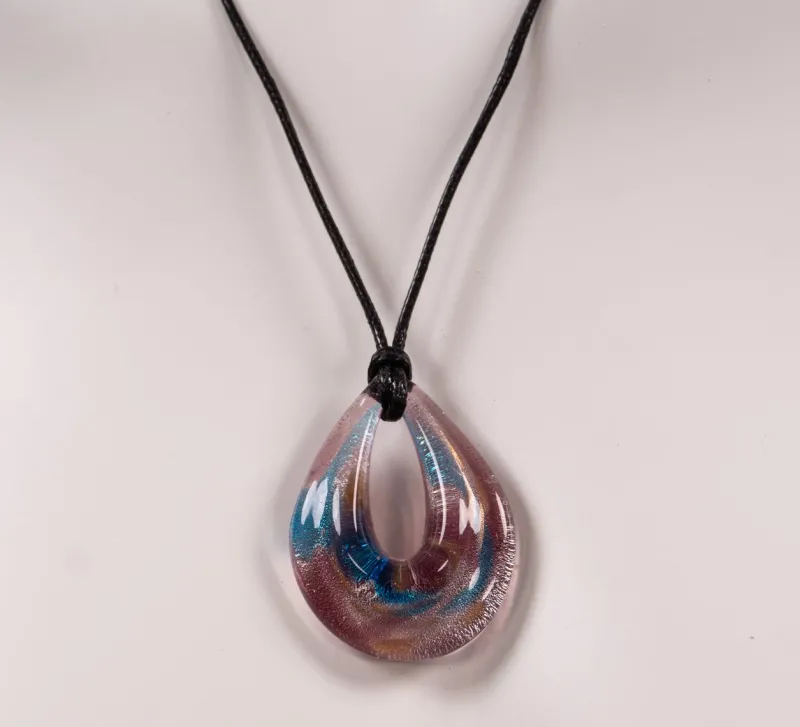 Pamono Glass Costume Jewelry Pendant, 1980s> Necklaces