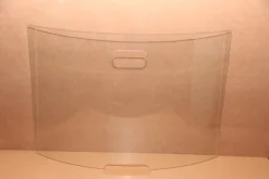 Pamono Glass Fireplace Screen, 1990s><noscript><img width=