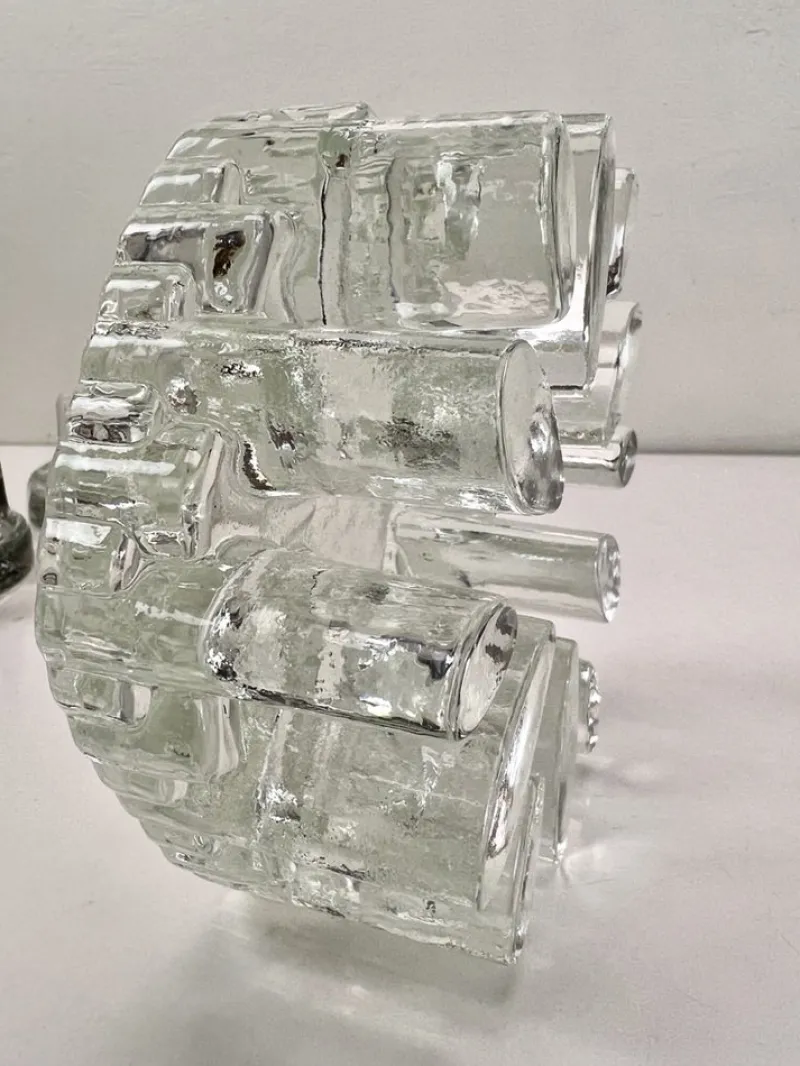 Pamono Glass Food or Tea Warmers, Germany, 1970s, Set of 3> Dinnerware Accessories