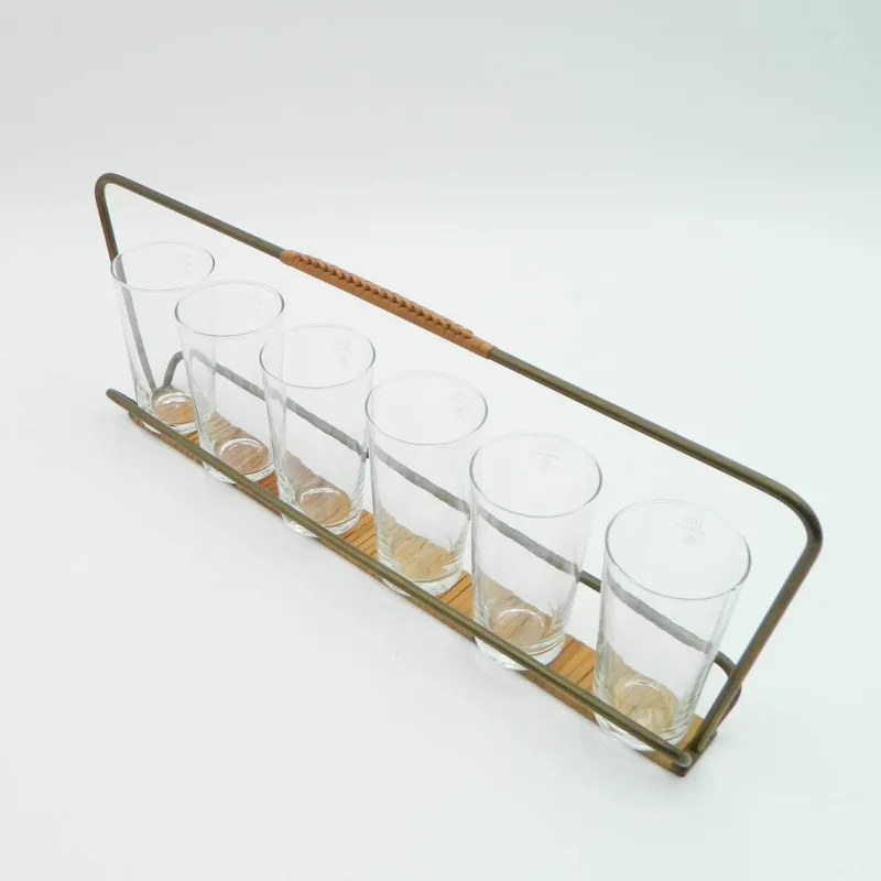 Discount Pamono Glass Holder in Glass by Carl Auböck, 1950s, Set of 7