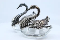 Pamono Glass Salt and Pepper Shakers, Set of 2><noscript><img width=