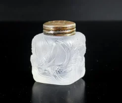 Pamono Glass Salt or Pepper Shaker in the style of Lalique><noscript><img width=