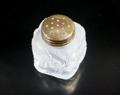 Pamono Glass Salt or Pepper Shaker in the style of Lalique><noscript><img width=