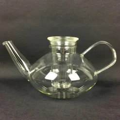 Pamono Glass Tea Service by Heinrich Löffelhardt for Schott & Gen. Mainz, 1955, Set of 17><noscript><img width=