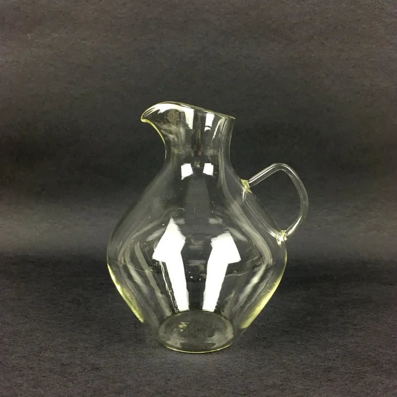 Pamono Glass Tea Service by Heinrich Löffelhardt for Schott & Gen. Mainz, 1955, Set of 17> Coffee & Tea Service