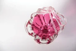 Sale Pamono Glass Vase and Bowl by Josef Hospodka for Sklarny Chribska, Czech, 1960s, Set of 5