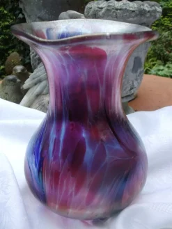 Pamono Glass Vase by Franz Austen forr Austen Glashütte, Bavarian Forest, Germany, 1970s><noscript><img width=