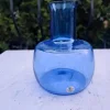 Best Pamono Glass Vase in Blue from Kosta Boda, 1970s
