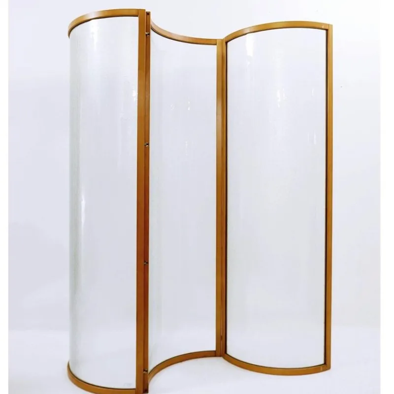 Pamono Glass Voyeur Screen by Vittorio Livi for Fiam, 1990s