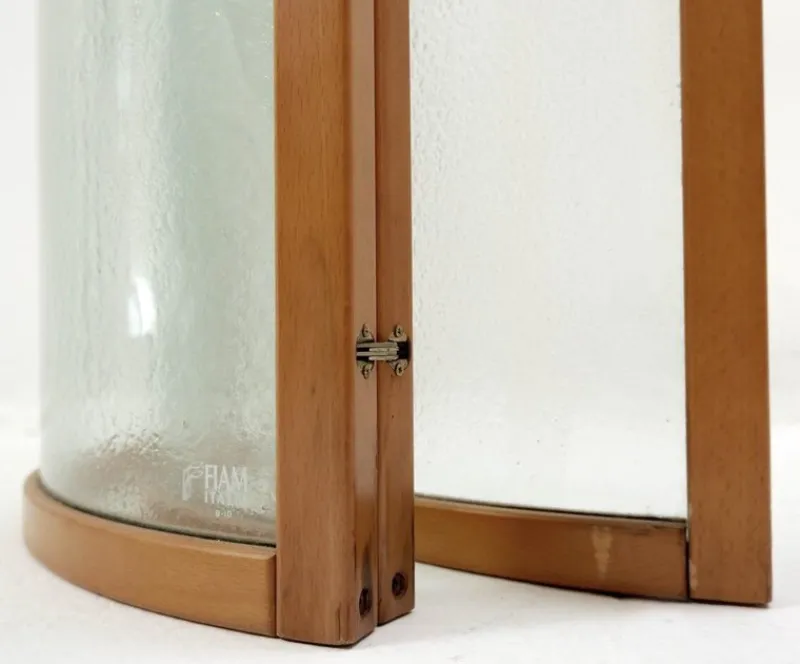 Pamono Glass Voyeur Screen by Vittorio Livi for Fiam, 1990s