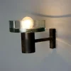 Pamono Glass Wall Lamp, 1960s> Wall Lights & Sconces