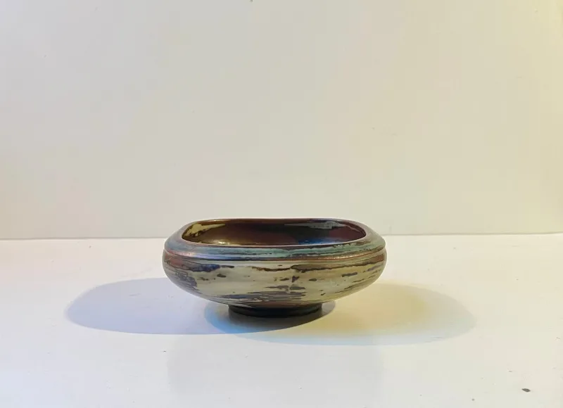 Pamono Glazed Stoneware Bowl by Bode Willumsen for Royal Copenhagen, 1940s> Bowls