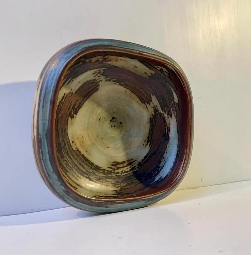 Pamono Glazed Stoneware Bowl by Bode Willumsen for Royal Copenhagen, 1940s> Bowls