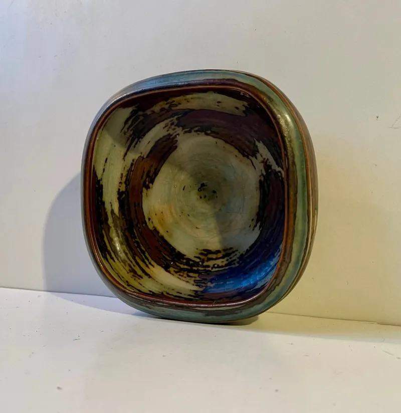Pamono Glazed Stoneware Bowl by Bode Willumsen for Royal Copenhagen, 1940s> Bowls
