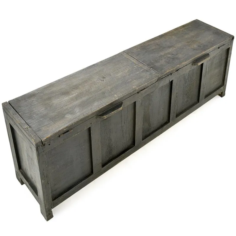 Discount Pamono Glazed Wooden Chest with Patina