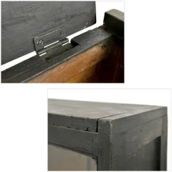 Discount Pamono Glazed Wooden Chest with Patina