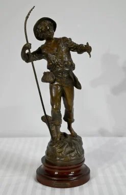 Best Pamono G.Maxim, Le Pêcheur et la Pêcheuse, Early 1900s, Regula, Set of 2