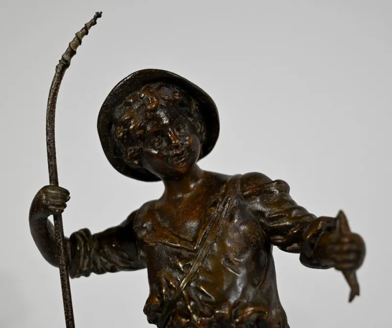 Best Pamono G.Maxim, Le Pêcheur et la Pêcheuse, Early 1900s, Regula, Set of 2
