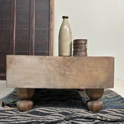Hot Pamono Go Board Low Keyaki Wood Table, Japan, 1920s
