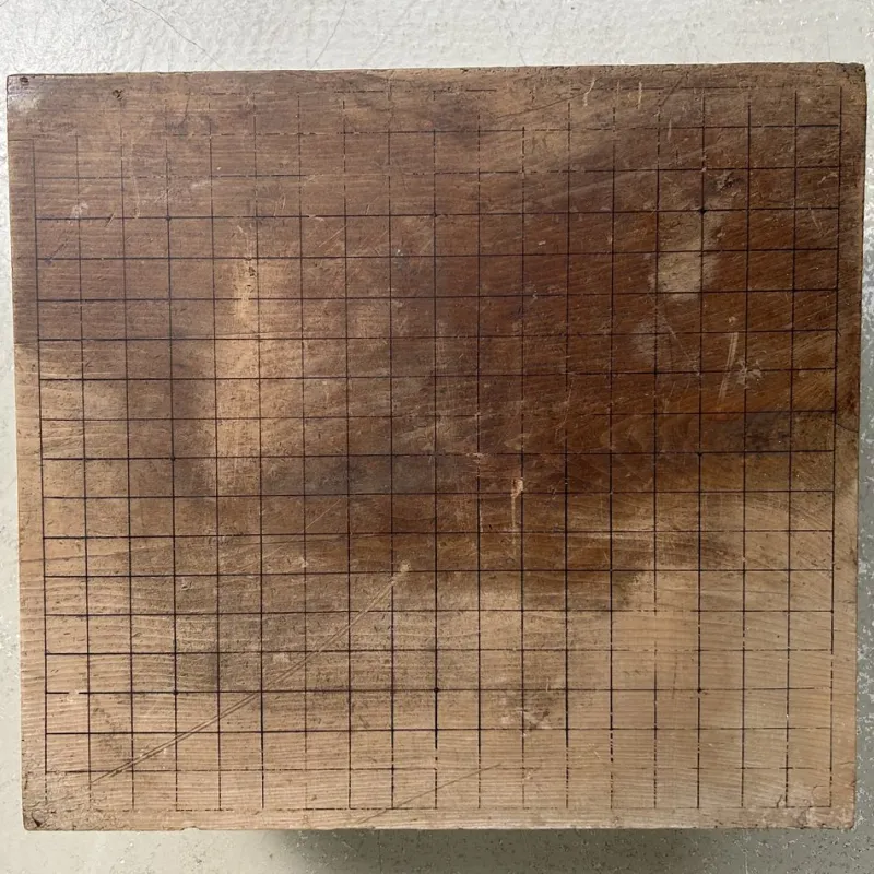Hot Pamono Go Board Low Keyaki Wood Table, Japan, 1920s